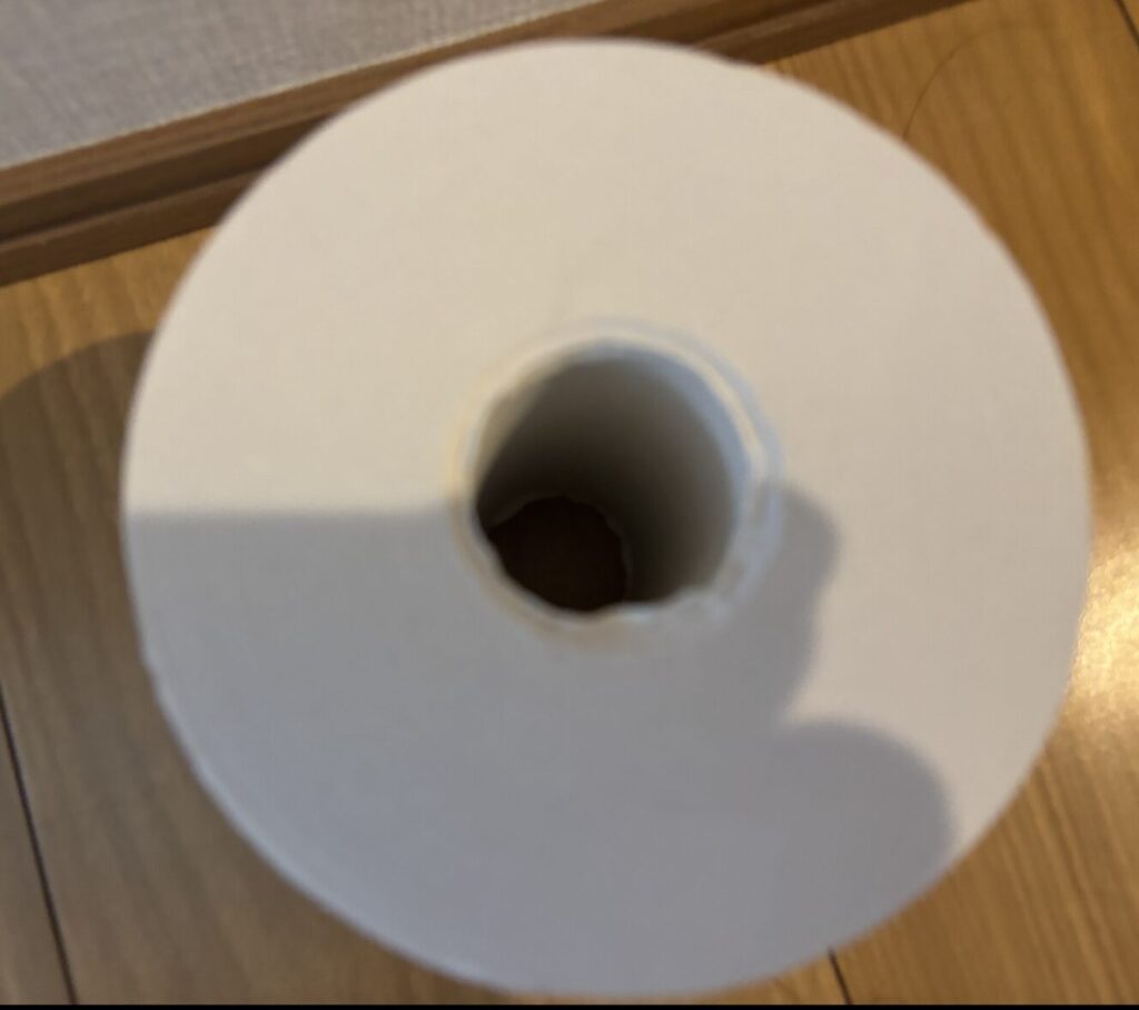 再生紙トイレットペーパー５倍巻　ダブル(中身)